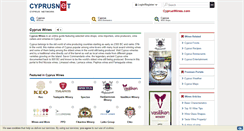 Desktop Screenshot of cypruswines.com